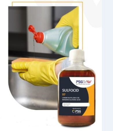 sulfonation steps for producing sulfocid acid-psgraw